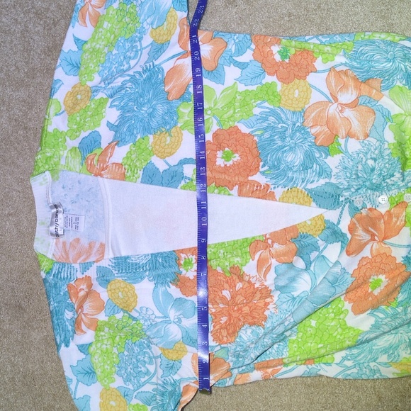 Cathy Daniels Multicolor Floral Top - Picture 8 of 9